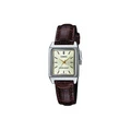 Женские часы Casio Vintage с золотым циферблатом и кожаным ремешком, Модель: Упаковка случайная | Китай.рф