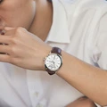 Наручные часы CASIO Standard с кожаным ремешком и белым циферблатом, Цвет ремешка: коричневый ремешок | Китай.рф