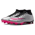 Футбольные бутсы Nike Zoom Superfly 9 MG/FG Серебристо-розовые, Размер: 39 | Китай.рф