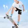 Детский спортивный комплект Erke: комфорт и стиль для юных чемпионов, Набор: 001 Чистый белый (белый топ + черные брюки), Размер: 130 | Китай.рф