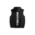 Стильная спортивная безрукавка BEENTRILL с капюшоном, черная, Цвет: черный, Размер: M | Китай.рф