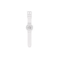 SWATCH SB03W100: Часы с прозрачным циферблатом и биокерамикой, Цвет циферблата: белый циферблат | Китай.рф
