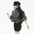 Джинсовая куртка Forever 21 винтаж укороченная женская, Цвет: винтажный синий, Размер: S | Китай.рф