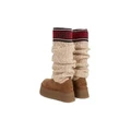 UGG Коричнево-Бело-Красные Женские Ботинки, Цвет: Коричнево-бело-красный, Размер: 36 | Китай.рф
