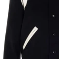 Бейсбольная куртка SAINT LAURENT SS22, женская, черная, Цвет: черный, Размер: 36 | Китай.рф