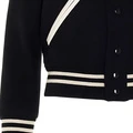 Бейсбольная куртка SAINT LAURENT SS22, женская, черная, Цвет: черный, Размер: 36 | Китай.рф
