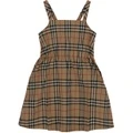 Burberry Детское платье-бюстье в клетку, коричневое, Цвет: коричневый, Размер: 3 | Китай.рф