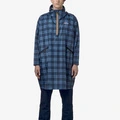 K-WAY x Maison Kitsune: Куртка для велоспорта SS24, Цвет: плед синий, Размер: S | Китай.рф