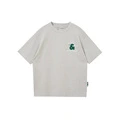 Футболка oversize JACK JONES с логотипом, Цвет: СВЕТЛО-СЕРЫЙ МЕЛАНЖ, Размер: 170/92A/S | Китай.рф