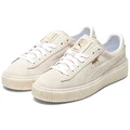 PUMA Suede Platform: Женские кеды бежево-золотые, Размер: 39 | Китай.рф