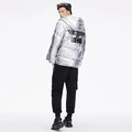 Пуховик Boy London унисекс, серебристый, Цвет: серебро, Размер: XS | Китай.рф