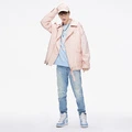 Розовая куртка Boy London с серебряными крыльями, Цвет: розовый, Размер: XS | Китай.рф