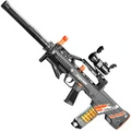 Электронная мягкая пушка QBZ-95, Модель: Выброс снаряда тип 95 [серый стандарт] ручной и автоматический встроенный, Комплектация: Пакет первый [20 мягких пуль + 10 пуль] | Китай.рф