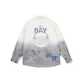 JACK JONES x NBA рубашка мужская с градиентом и карманами, Цвет: Белоснежный SNOW WHITE, Размер: 165/88A/XS | Китай.рф