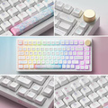 AKKO Cinnamoroll 20th Anniversary: Механическая Клавиатура и Мышь, Модель: PC75 V2 Yugui Dog (проводная версия) + мышь AG325 + коврик для мыши Yugui Dog, Набор: Хрустальный вал CS | Китай.рф