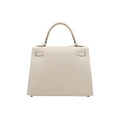 HERMES Kelly 25 Craie: сумка через плечо из кожи Epsom с серебряной фурнитурой, Характеристики: Полный комплект оригинальной аппаратной пленки с U-гравировкой | Китай.рф