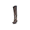 Mugler x Jimmy Choo Сапоги-носки OTK Черно-бежевые, Размер: 40.5 | Китай.рф