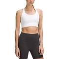Спортивный бюстгальтер Lululemon Energy с перекрестными бретелями, Цвет: Белый, Размер: XS | Китай.рф