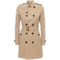 Детское двубортное пальто Burberry цвета хаки с поясом, Цвет: Хаки, Размер: 4 | Китай.рф
