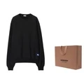 Толстовка Burberry Cotton Sweatshirt мужская черная, Цвет: черный, Размер: XS, Коробка: Нет оригинального подарочного пакета, подарочной коробки | Китай.рф
