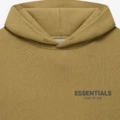 Детская худи с логотипом Fear of God Essentials хаки, Цвет: хаки, Размер: 4/5 | Китай.рф