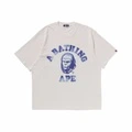 A BATHING APE Футболка College Graphic Tee с графическим принтом, Цвет: Белый IVX, Размер: S | Китай.рф