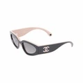 Солнцезащитные очки CHANEL Cat Eye нейлон, Стиль: черный, Размер: F, Коробка: Базовая комплектация – футляр для очков + упаковочная коробка. | Китай.рф