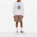 Детская толстовка Burberry Crew Neck Moderate с мишкой, Цвет: Белый, Размер: 12 | Китай.рф