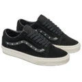 Кеды Vans Old Skool Canvas Suede Low top Skateboard Shoes черные унисекс, Цвет: Sharp Black, Размер: 36 | Китай.рф