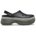 Клоги Crocs Stacked черные унисекс, Цвет: черный, Размер: 34-35 | Китай.рф