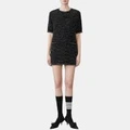Thom Browne твидовое мини-платье с пайетками, Цвет: черный, Размер: 38 | Китай.рф