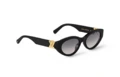 Солнцезащитные очки LOUIS VUITTON GO-14 Round, черные, Стиль: черный, Размер: Z2104E (азиатский), Коробка: Базовая комплектация – пыльник + футляр для очков | Китай.рф