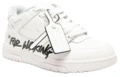Мужские белые кожаные кроссовки OFF-WHITE Out Of Office For Walking, Цвет: Белый, Размер: 43 | Китай.рф