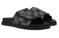 Шлепанцы LOUIS VUITTON Miami Slide мужские черные, Цвет: черный, Издание: С оригинальной коробкой для обуви, Размер: 41 | Китай.рф