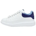 Кроссовки Alexander McQueen Oversized Lace Up, бело-синие, Цвет: бело-синий, Размер: 40, Ширина: С оригинальной коробкой для обуви | Китай.рф
