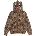 Женский свитшот A BATHING APE Wild Cheetah FW25, Цвет: коричневый, Размер: S | Китай.рф