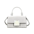 Сумка TORY BURCH Bon Bon квадратная кожаная мини серая, Упаковка: Базовая комплектация (сумка + пыльник) | Китай.рф