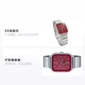 Часы CASIO STANDARD мужские, водонепроницаемые, красный циферблат, Модель: красный циферблат часов, Коробка: Обычная коробка для часов | Китай.рф