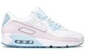 Кроссовки Nike Air Max 90 для бега с амортизацией бело-голубые, Размер: 46 | Китай.рф