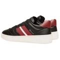 Кроссовки BALLY Raise Logo-print кожаные мужские, черные, Цвет: черный, Размер: 40 | Китай.рф