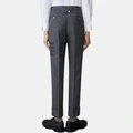 Брюки THOM BROWNE прямые с четырьмя полосками, мужские, серые, Цвет: серый, Размер: 0 | Китай.рф