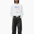 Футболка Alexander Wang SS24 Unisex Ярко-белая, Цвет: ярко-белый, Размер: S | Китай.рф