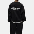 Fear Of God Essentials Флисовый свитшот FW24, Цвет: Метеоритный чёрный, Размер: S | Китай.рф