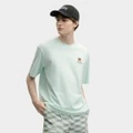 Футболка FILA x Maison Kitsune Little Fox Unisex Light Verdant Green, Цвет: светлый травянисто-зелёный, Размер: XXL | Китай.рф