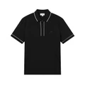 Мужская футболка поло LACOSTE Paris Stretch Piqué, Цвет: чёрный (арт. 031), Размер: 3（S） | Китай.рф