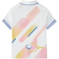 FILA KIDS Рубашка поло SS25 PERFORMANCE серии с принтом, Цвет: с принтом FZA, Размер: 130 | Китай.рф