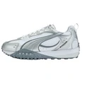 Повседневные кроссовки PUMA BLKTOP RIDER V2 унисекс белые с серебром, Цвет: белый серебристый, Размер: 35.5 | Китай.рф