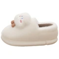 Хлопковые тапочки Hodo Home L-6244-LYW для дома, Цвет: белый (облачная пятка), Размер: 38-39 [Подходит для стопы 37-38] | Китай.рф