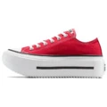 Кеды Converse Chuck Taylor All Star Lift Double Stack Platform Low 'Red', Цвет: красный, Размер: 36 | Китай.рф