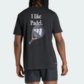 Футболка Adidas PADEL CATEGORY мужская, быстросохнущая, Цвет: черный, Размер: XS | Китай.рф